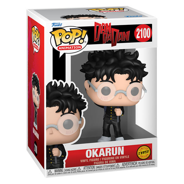 Funko POP #2100 Dan Da Dan Okarun Human Form Chase Variant Figure